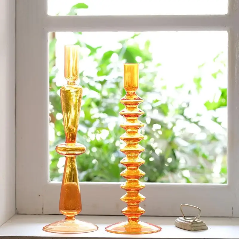 Danish Pastel Colorful Layered Candle Stick tag1
