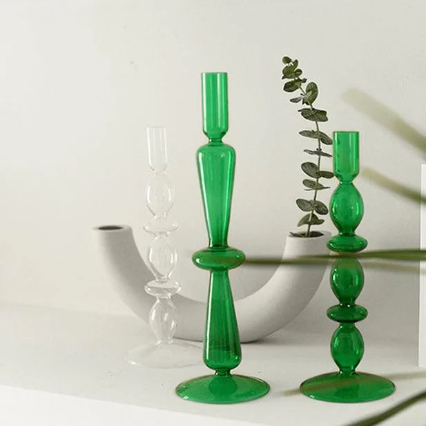 Danish Pastel Colorful Layered Candle Stick -  - #tag1#