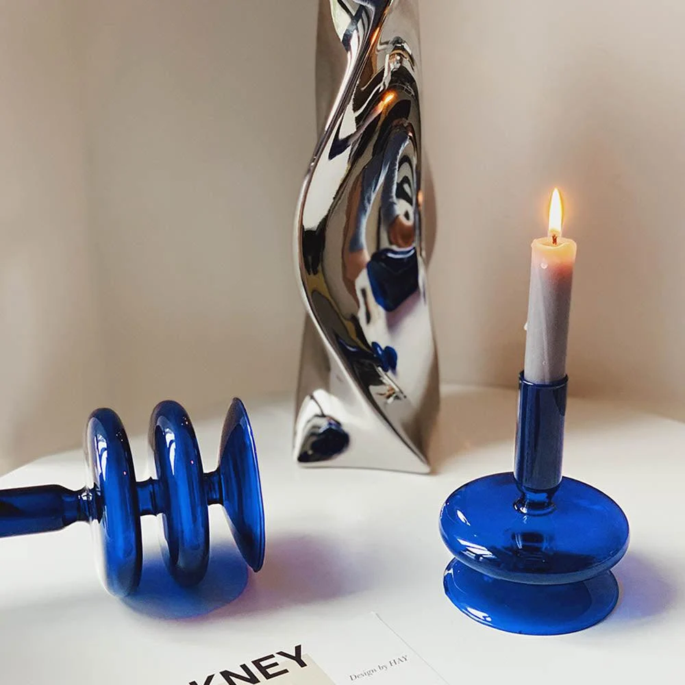 Danish Pastel Taper Candle Holder -  - #tag1#