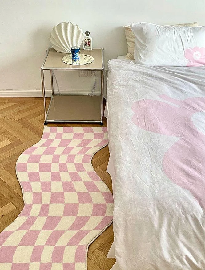 Danish Pastel Wavy Checkered Rugs -  - #tag1#
