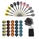 Darts Plastic Tip Set for Electronic Dartboards 12 Pieces