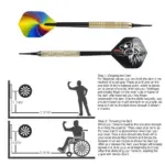Darts Plastic Tip Set for Electronic Dartboards 12 Pieces