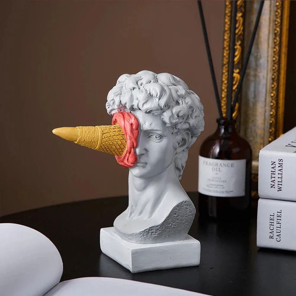 David Michelangelo Ornament - Art - Ice Cream - Home Decoration -  - #tag1#