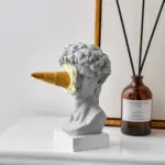 David Michelangelo Ornament Art Ice Cream Home Decoration tag1