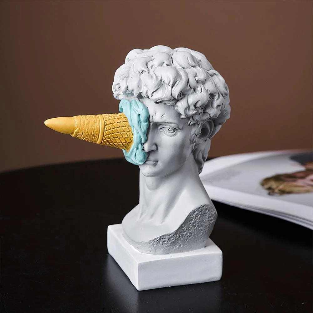 David with Ice Cream Statue -  - #tag1#