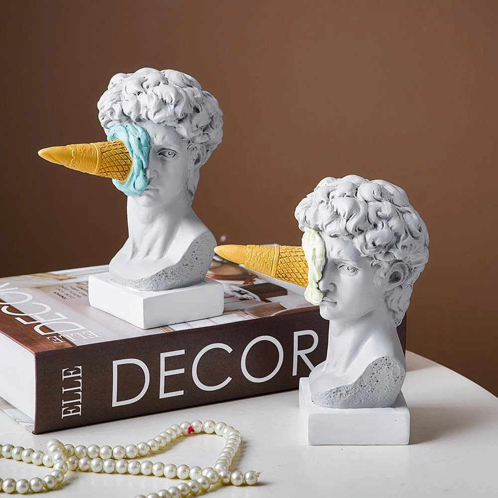 David with Ice Cream Statue -  - #tag1#