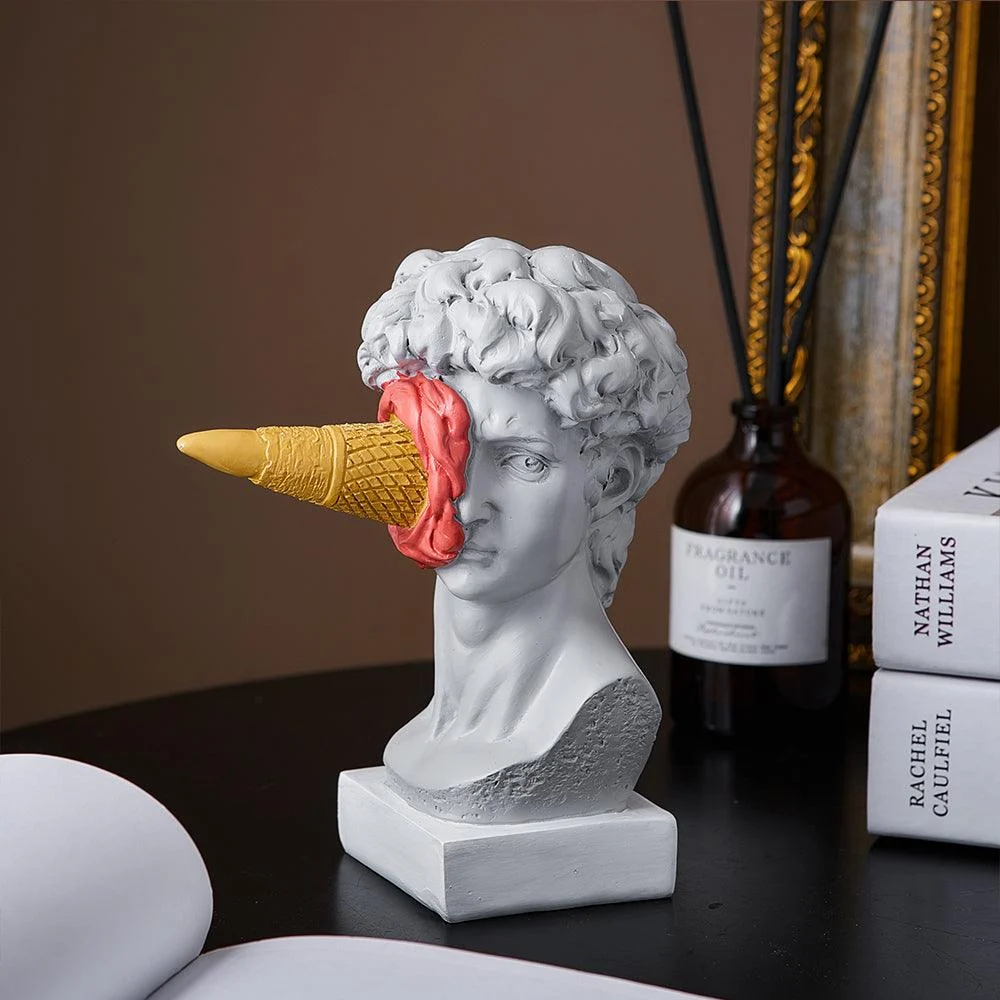 David with Ice Cream Statue -  - #tag1#