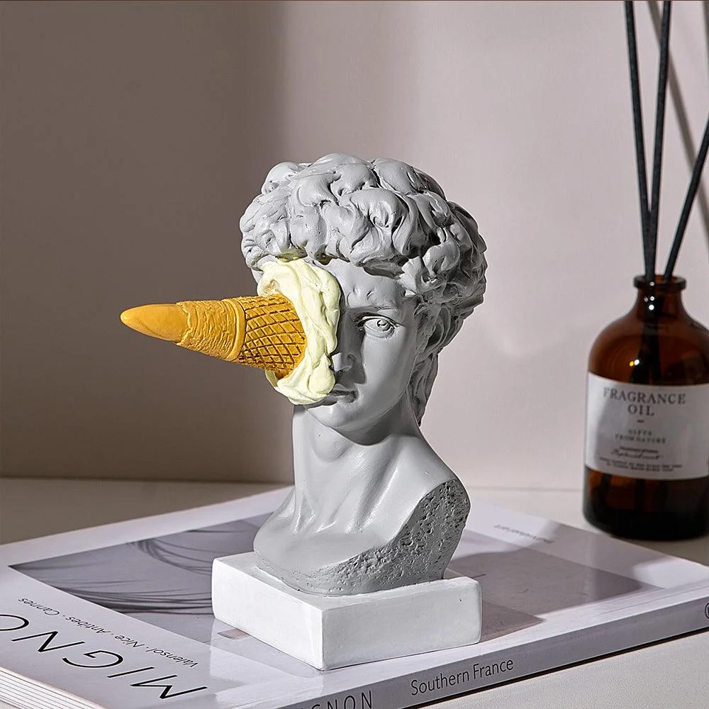 David with Ice Cream Statue -  - #tag1#