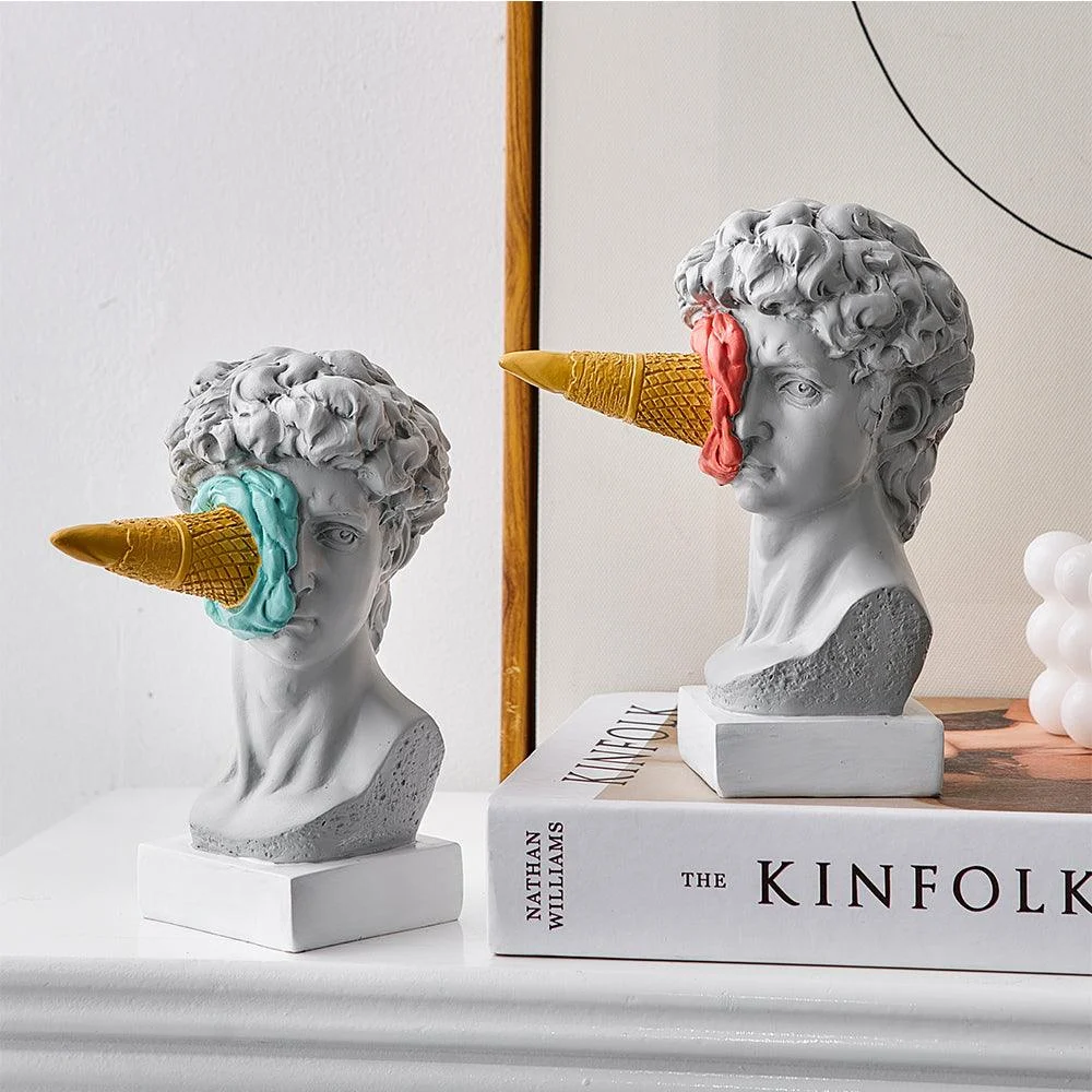 David with Ice Cream Statue -  - #tag1#