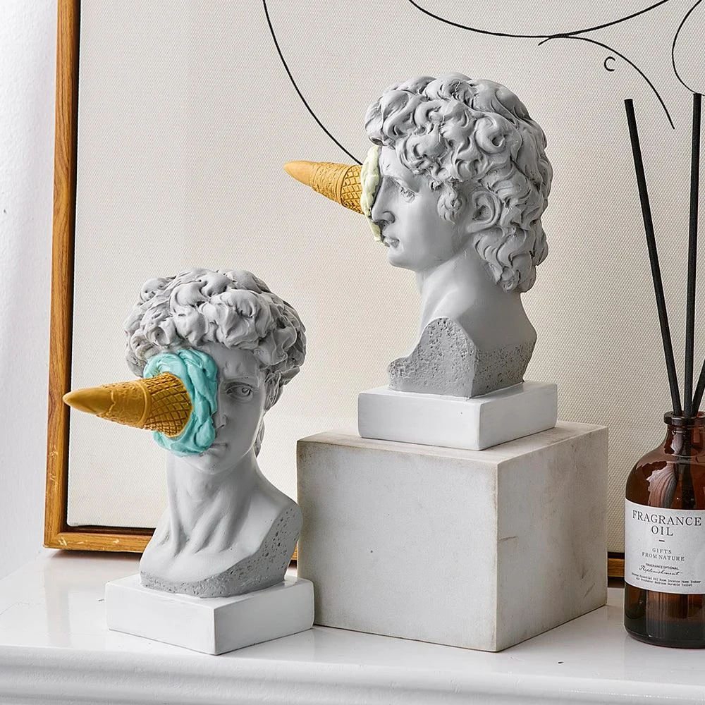 David with Ice Cream Statue -  - #tag1#