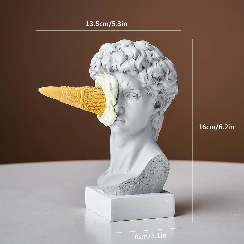 David with Ice Cream Statue -  - #tag1#
