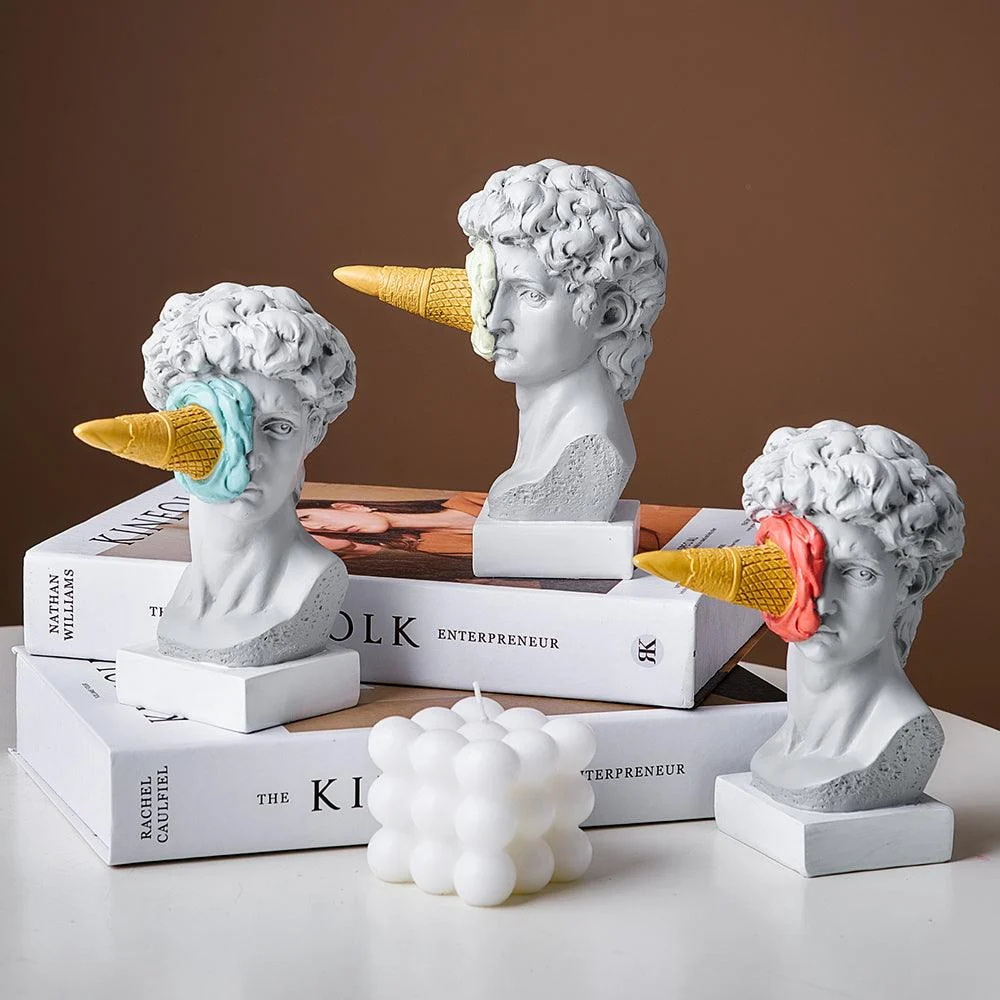 David with Ice Cream Statue -  - #tag1#