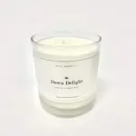 Dawn Delight Soy Candle tag1