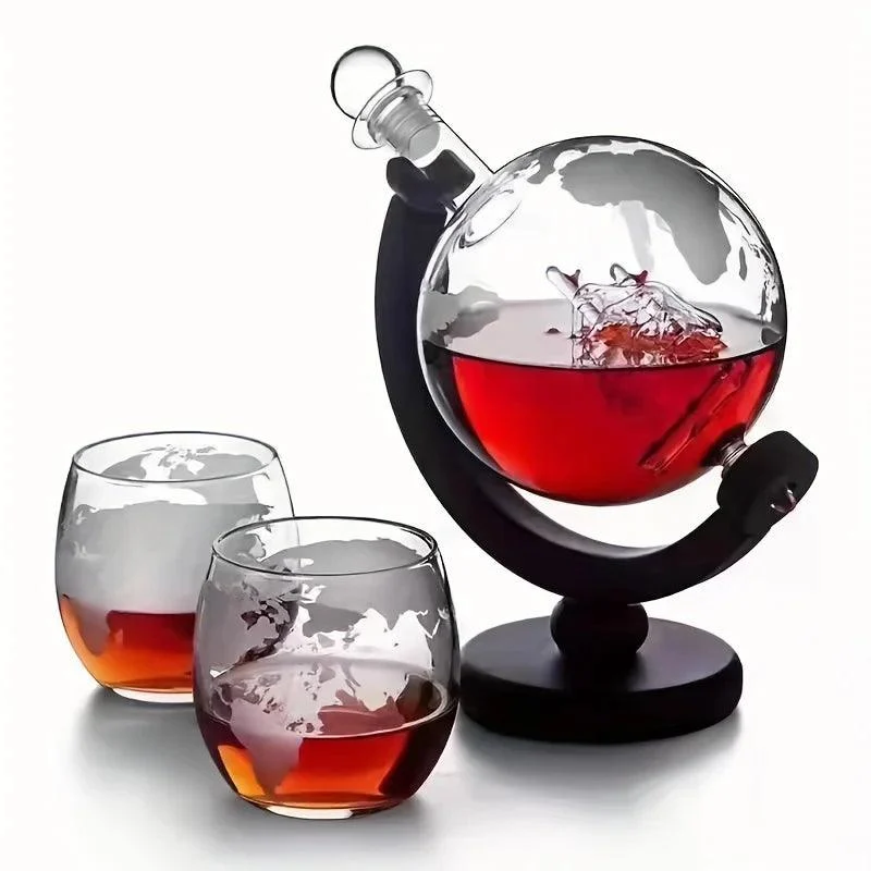 Decanter Set - Whiskey set - Lead-free Carafe - Spirits set -  - #tag1#