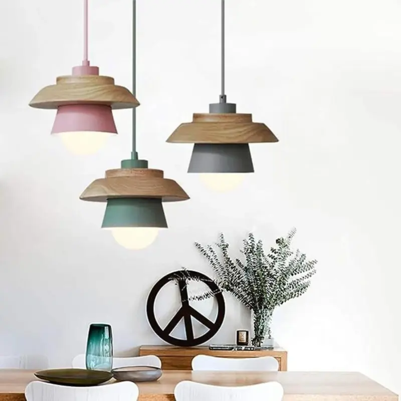 Deckenlampen holz skandinavische designerleuchte natur 20cm 30cm 40cm modern xlumina