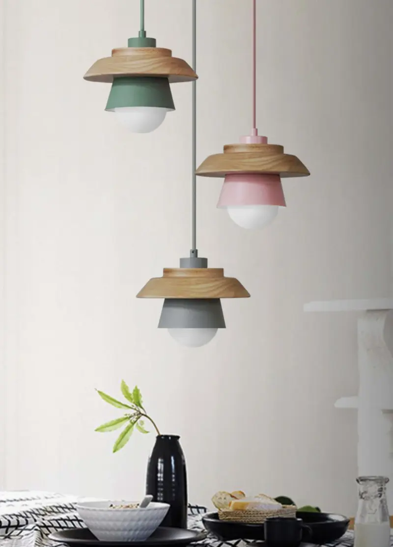 Deckenlampen holz skandinavische designerleuchte natur 20cm 30cm 40cm modern xlumina