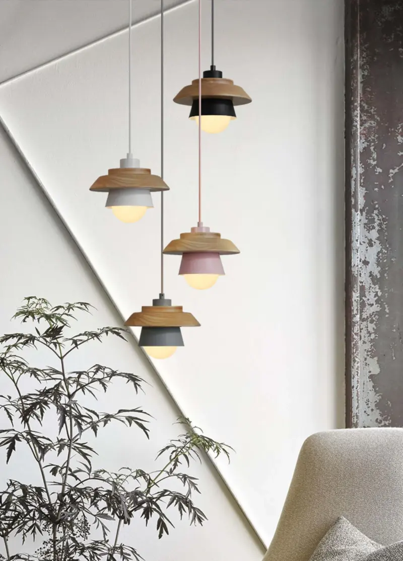 Deckenlampen holz skandinavische designerleuchte natur 20cm 30cm 40cm modern xlumina