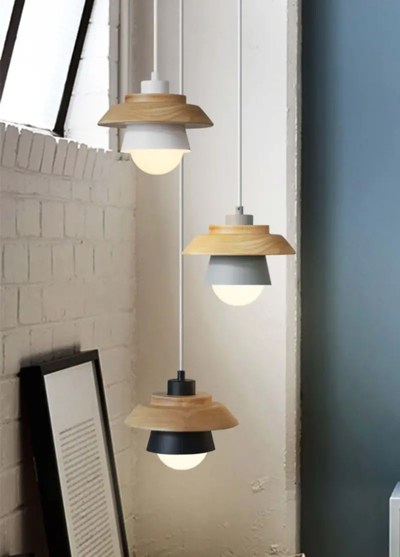 Deckenlampen holz skandinavische designerleuchte natur 20cm 30cm 40cm modern xlumina