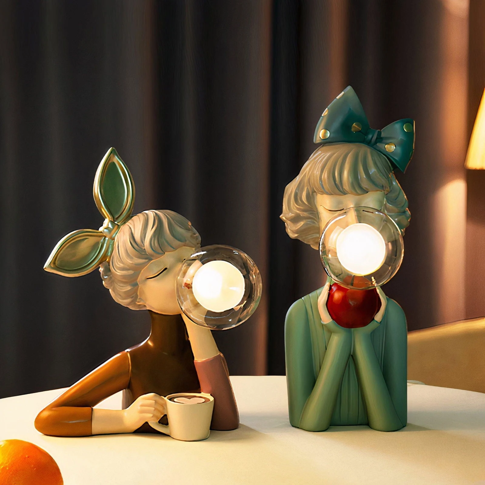 DecoGlam - Artisan Sisters Table Lamp for a Stylish Interior -  - #tag1#