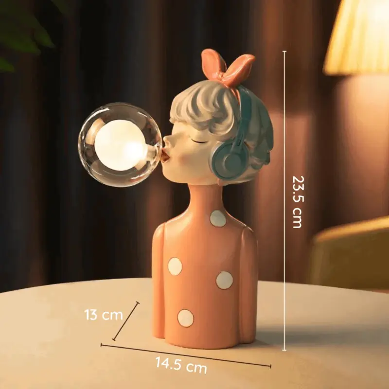 DecoGlam Artisan Sisters Table Lamp for a Stylish Interior tag1