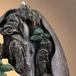 Decor Mountains And Flowing Water Backflow Incense Burner Creative Smoke Waterfall Incense Cones Holder tag1