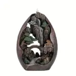 Decor Mountains And Flowing Water Backflow Incense Burner Creative Smoke Waterfall Incense Cones Holder tag1