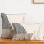 Decorative Cushion Cover Pillow Case for Sofa 45x45 30x50cm Nordic Boho Style Tufted Embroidered Tassel Pillow