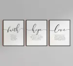 Decorative Bible canvas with watercolor flowers and blessings tag1