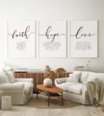 Decorative Bible canvas with watercolor flowers and blessings tag1