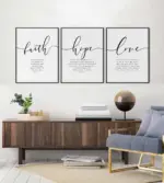 Decorative Bible canvas with watercolor flowers and blessings tag1
