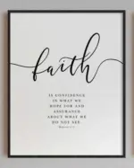 Decorative Bible canvas with watercolor flowers and blessings tag1