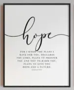 Decorative Bible canvas with watercolor flowers and blessings tag1