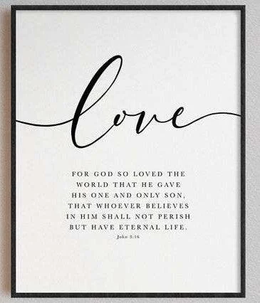 Decorative Bible canvas with watercolor flowers and blessings -  - #tag1#