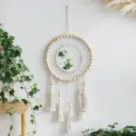 Decorative Boho Style Macrame Wall Mirror tag1