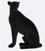 Decorative_Cheetah_Sculpture_Resin_Flocking_Black_-_-_tag1_-4192371 Decorative Cheetah Sculpture Resin Flocking Black tag1