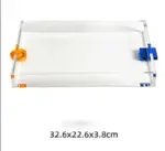 Decorative_Clear_Acrylic_Trays_with_Colorful_Handle_-_-4177340 Decorative Clear Acrylic Trays with Colorful Handle