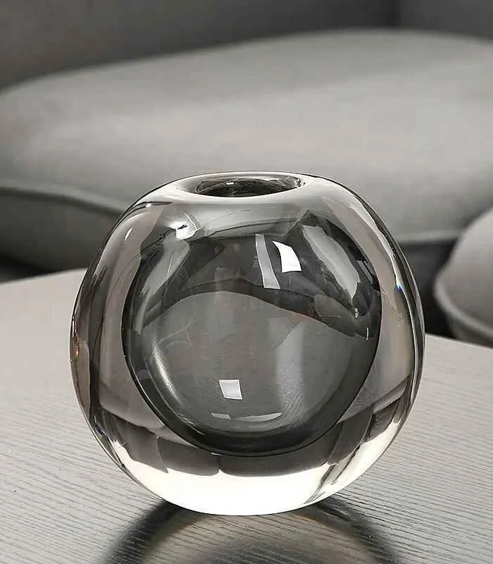 Decorative Crystal Glass Vase 14.5cm -  - #tag1#