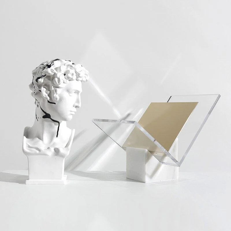 Decorative Desktop Book Stand Marble and Acrylic 2.6 kg -  - #tag1#