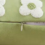 Decorative Embroidered Floral Cushion Cover tag1