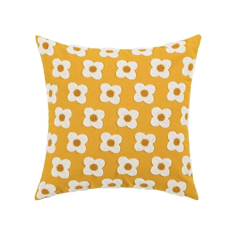 Decorative Embroidered Floral Cushion Cover -  - #tag1#