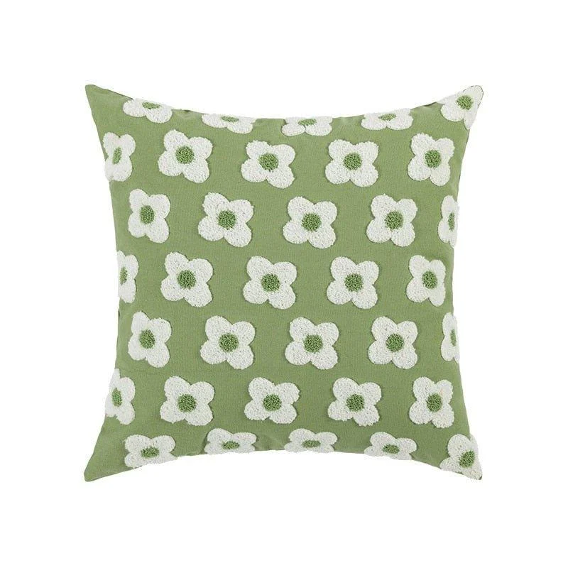 Decorative Embroidered Floral Cushion Cover -  - #tag1#