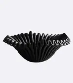 Decorative_Fruit_Bowl_Ruffle_Black_Resin_27_cm_-_-_tag1_-4192682 Decorative Fruit Bowl Ruffle Black Resin 27 cm tag1
