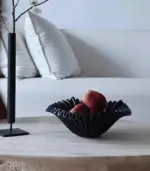 Decorative_Fruit_Bowl_Ruffle_Black_Resin_27_cm_-_-_tag1_-4192690 Decorative Fruit Bowl Ruffle Black Resin 27 cm tag1