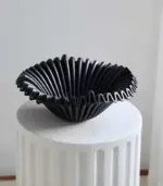 Decorative_Fruit_Bowl_Ruffle_Black_Resin_27_cm_-_-_tag1_-4192694 Decorative Fruit Bowl Ruffle Black Resin 27 cm tag1