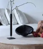 Decorative_Fruit_Bowl_Ruffle_Black_Resin_27_cm_-_-_tag1_-4192700 Decorative Fruit Bowl Ruffle Black Resin 27 cm tag1
