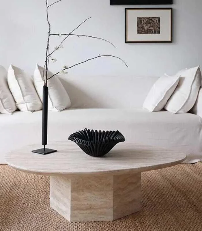 Decorative Fruit Bowl Ruffle Black Resin 27 cm -  - #tag1#