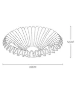 Decorative_Fruit_Bowl_Ruffle_Black_Resin_27_cm_-_-_tag1_-4192720 Decorative Fruit Bowl Ruffle Black Resin 27 cm tag1