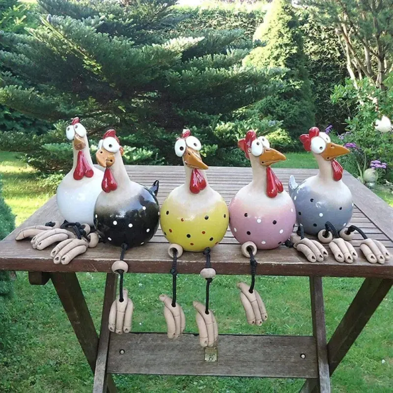 Decorative Garden Chicken Nice decoration for the garden tag1
