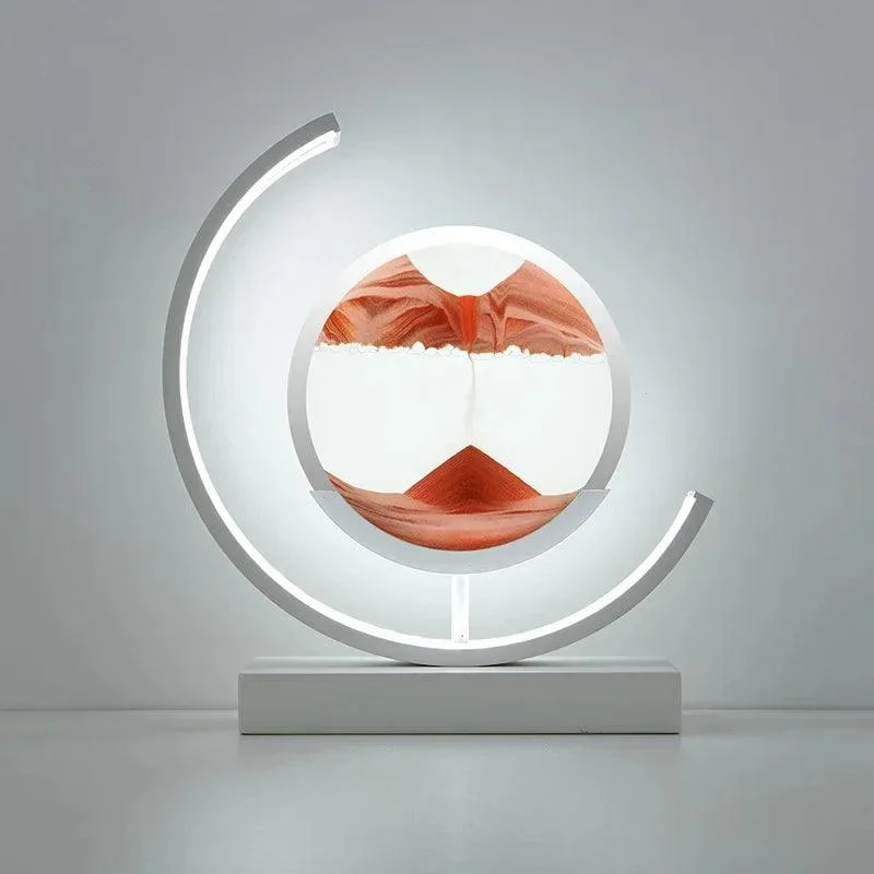 Decorative Hourglass Sand Painting LED Light with Remote Control -  - #tag1#
