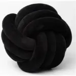 Decorative Knotted Suede Effect Ball Soft Cushion tag1
